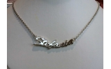 Collana Names argento platinato Stefania Collana Names argento platinato Stefania